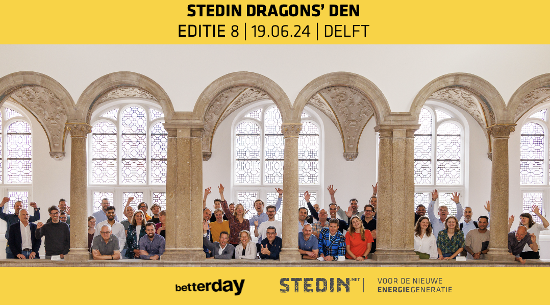 Patrick Davidson is de facilitator en coach bij de Stedin Dragons' Den